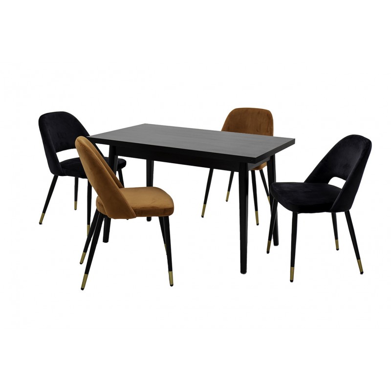 VL Lotti 1200 Dining Table Black